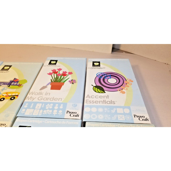 Cricut Cartridge Lot Of 8 /Critter/Paper Doll/Beach/Joy of the Season/Garden + - Picture 2 of 6